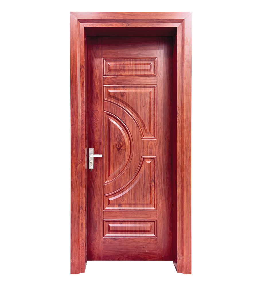 Cửa thép vân gỗ 1 cánh A1.H2