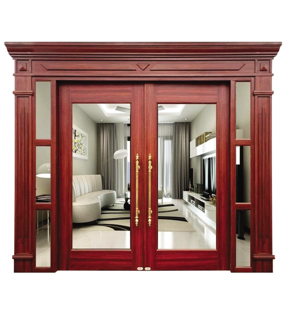 Cửa thép vân gỗ thủy lực ATL22.VK1
