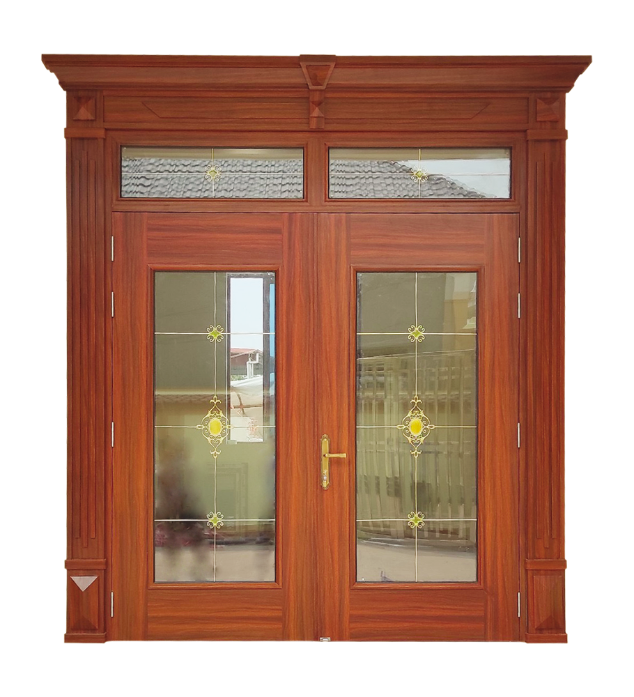 Cửa thép vân gỗ thủy lực ATL22